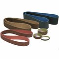 Cgw Abrasives X-Flex Coated Abrasive Belt, 1/2 in W x 24 in L, 120 Grit, Coarse Grade, Aluminum Oxide/Silicon Carb 59232